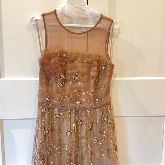 Basix Embroidered Long Dress - Picture 3 of 6